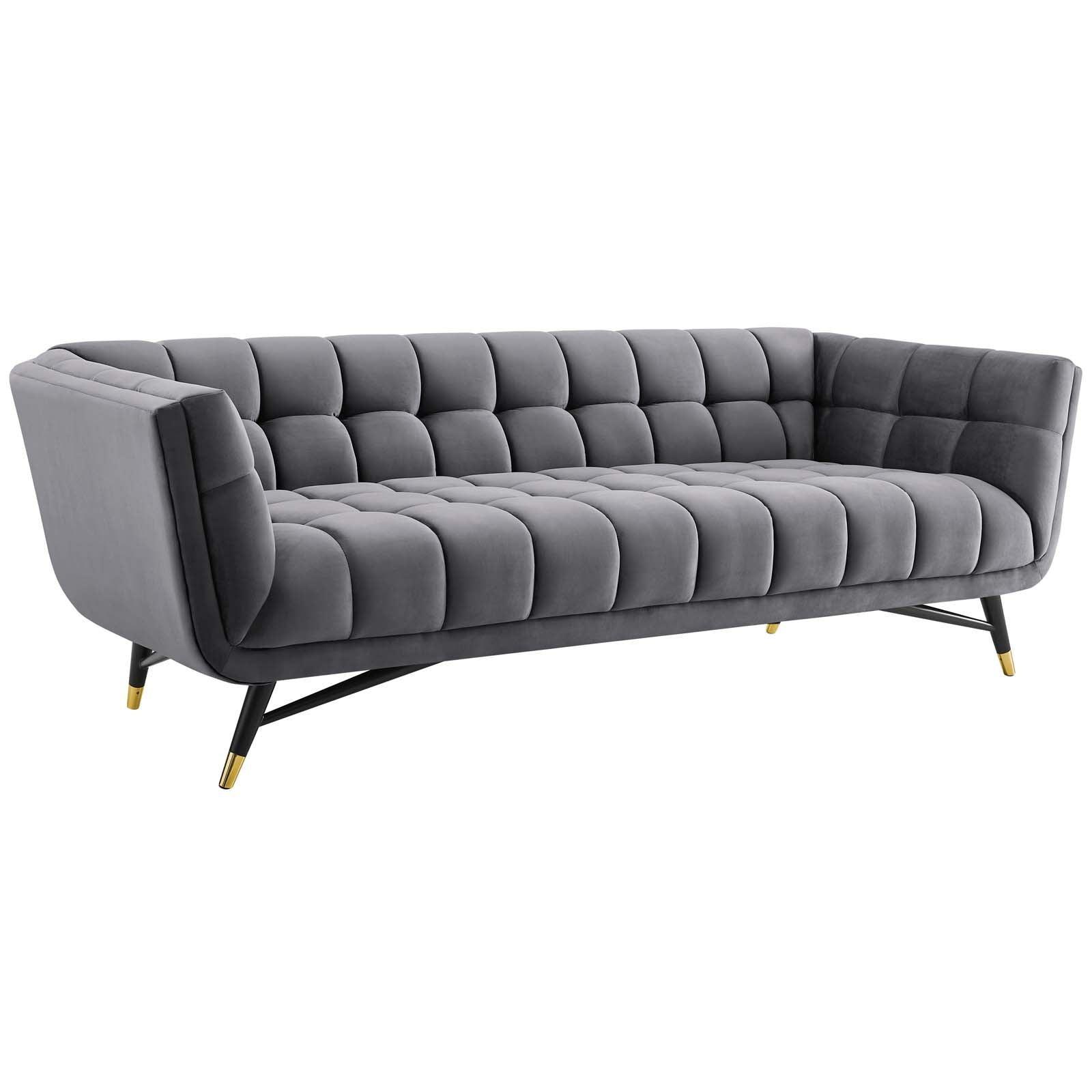 Modway Adept Performance Velvet Sofa FredCo