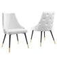 Modway Adorn Dining Side Chair Performance Velvet Set of 2 FredCo