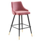 Modway Adorn Performance Velvet Bar Stool FredCo