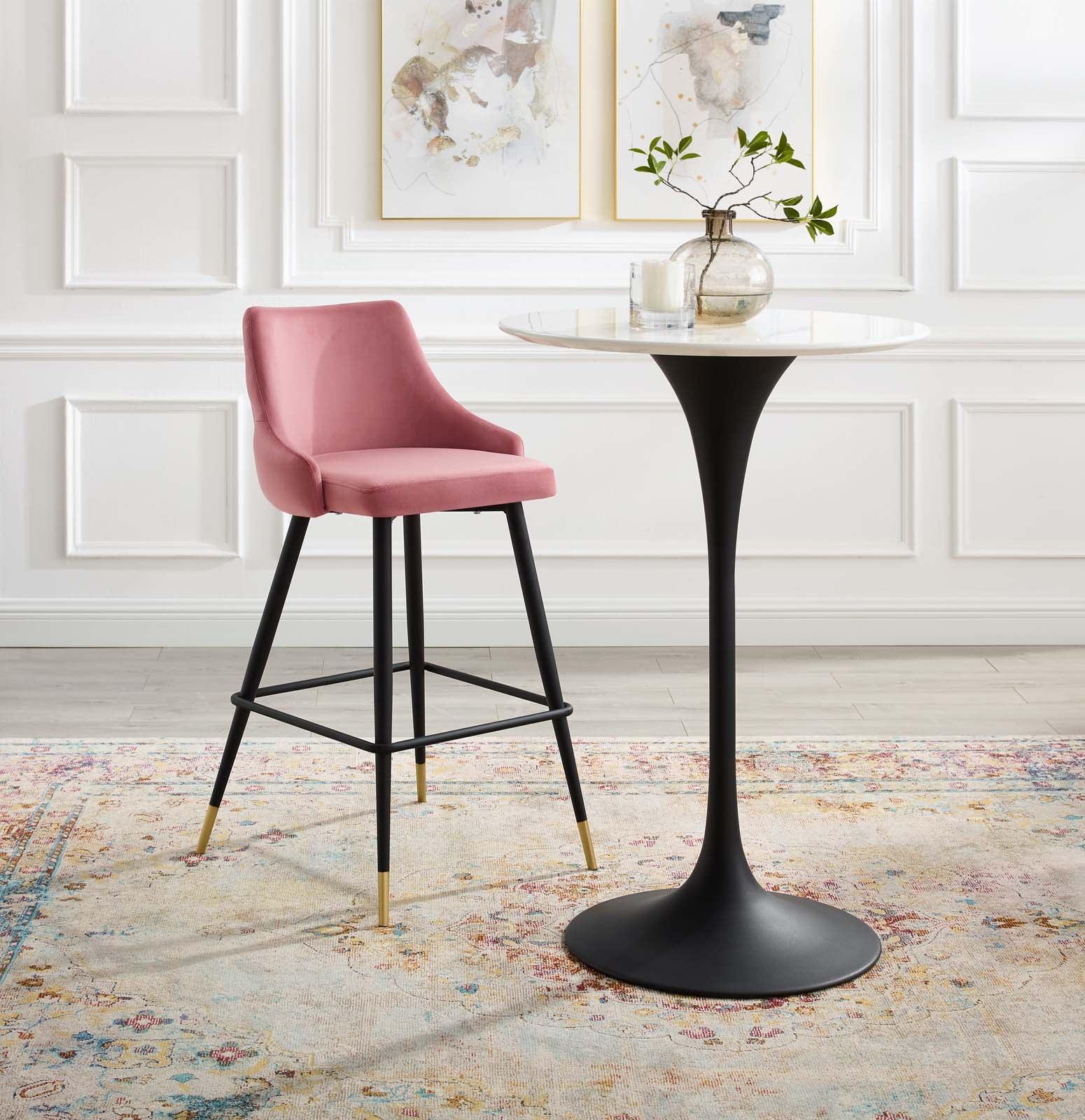 Modway Adorn Performance Velvet Bar Stool FredCo