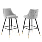 Modway Adorn Performance Velvet Bar Stool Set of 2 FredCo