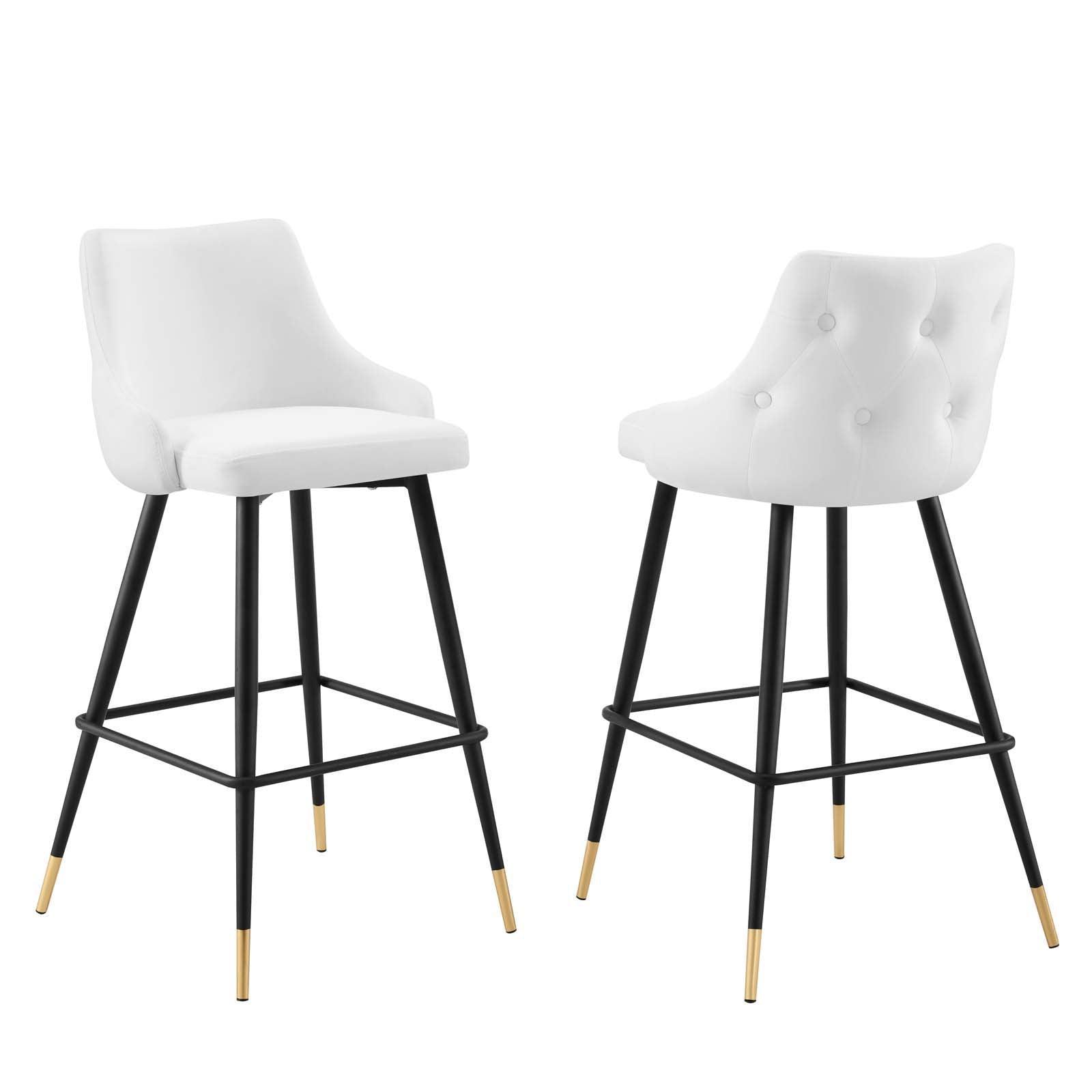Modway Adorn Performance Velvet Bar Stool Set of 2 FredCo