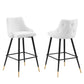 Modway Adorn Performance Velvet Bar Stool Set of 2 FredCo