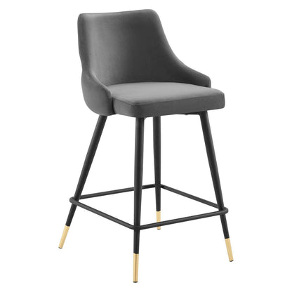 Modway Adorn Performance Velvet Counter Stool FredCo