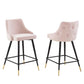 Modway Adorn Performance Velvet Counter Stool Set of 2 FredCo