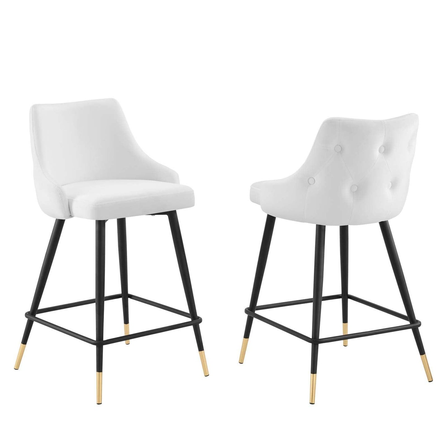 Modway Adorn Performance Velvet Counter Stool Set of 2 FredCo