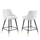 Modway Adorn Performance Velvet Counter Stool Set of 2 FredCo