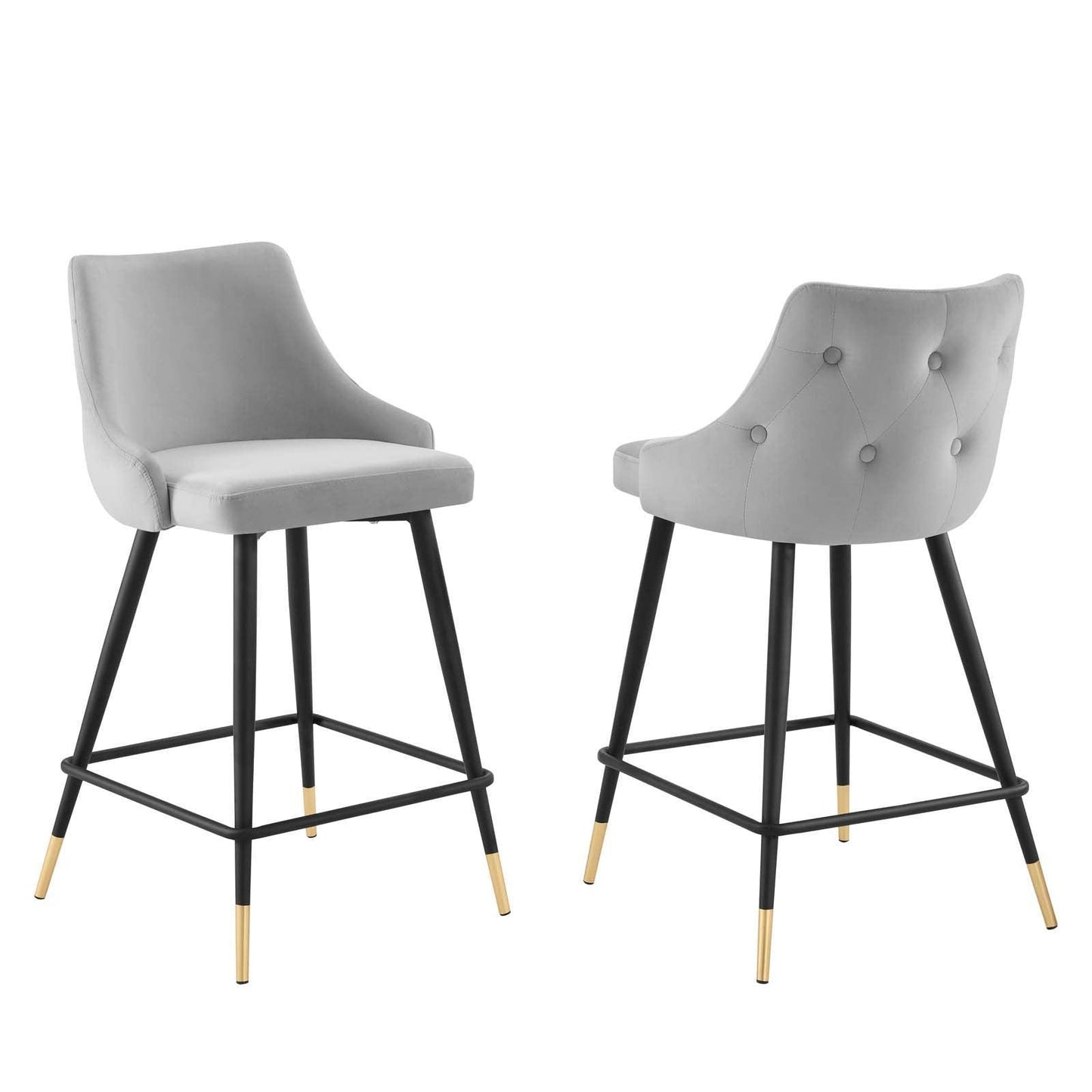 Modway Adorn Performance Velvet Counter Stool Set of 2 FredCo