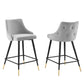Modway Adorn Performance Velvet Counter Stool Set of 2 FredCo