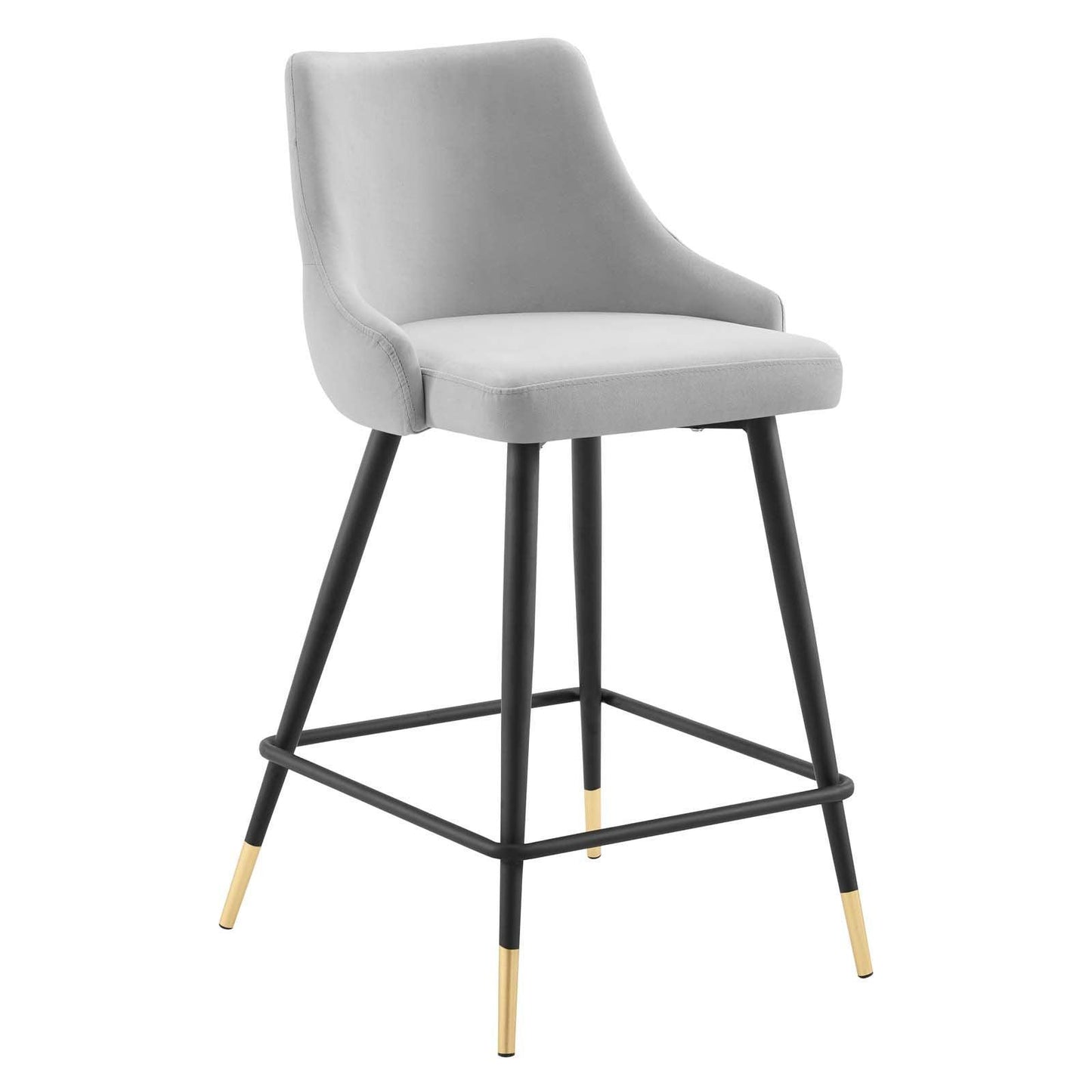 Modway Adorn Performance Velvet Counter Stool Set of 2 FredCo