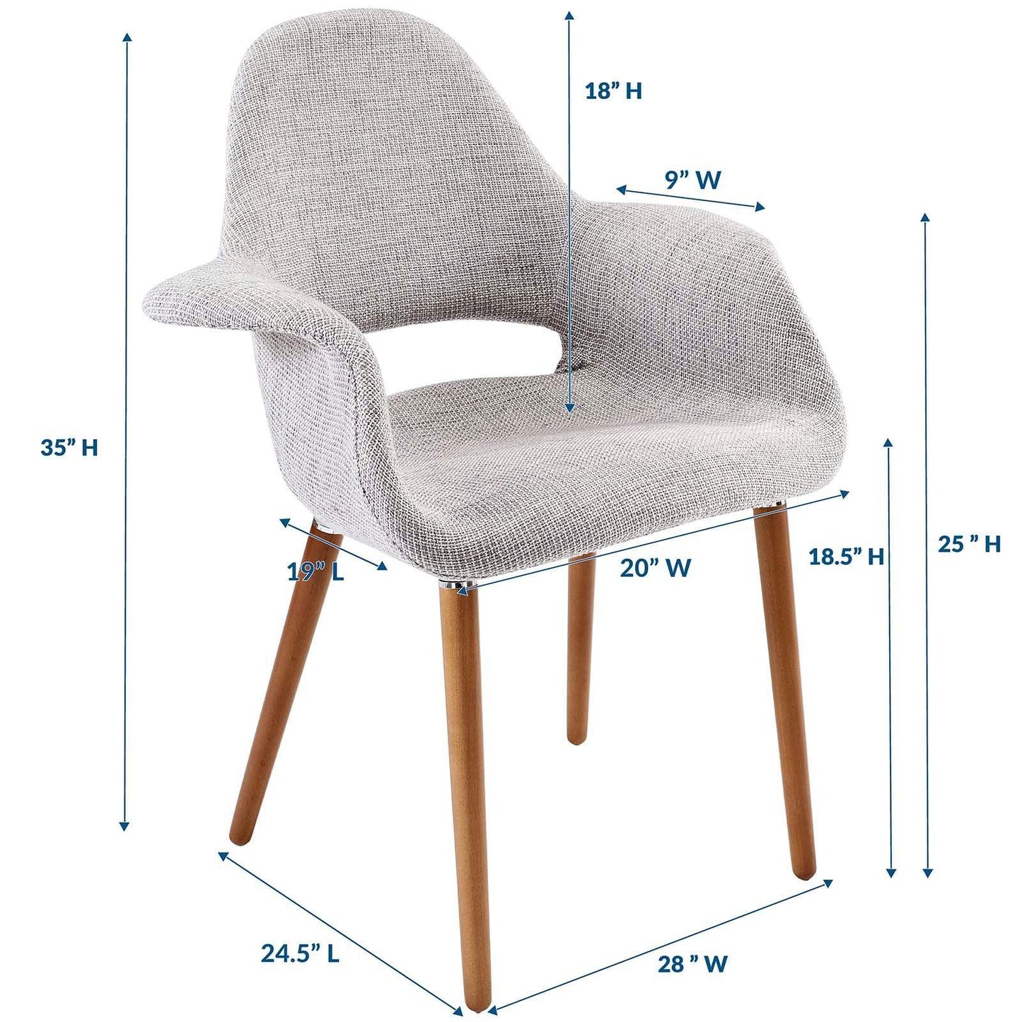Modway Aegis Dining Armchair FredCo