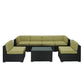 Modway Aero 7 Piece Outdoor Patio Sectional Set FredCo