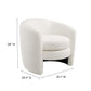 Modway Affinity Upholstered Boucle Fabric Curved Back Armchair FredCo