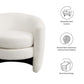 Modway Affinity Upholstered Boucle Fabric Curved Back Armchair FredCo