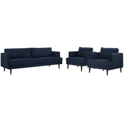 Modway Agile 3 Piece Upholstered Fabric Set FredCo