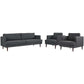 Modway Agile 3 Piece Upholstered Fabric Set FredCo