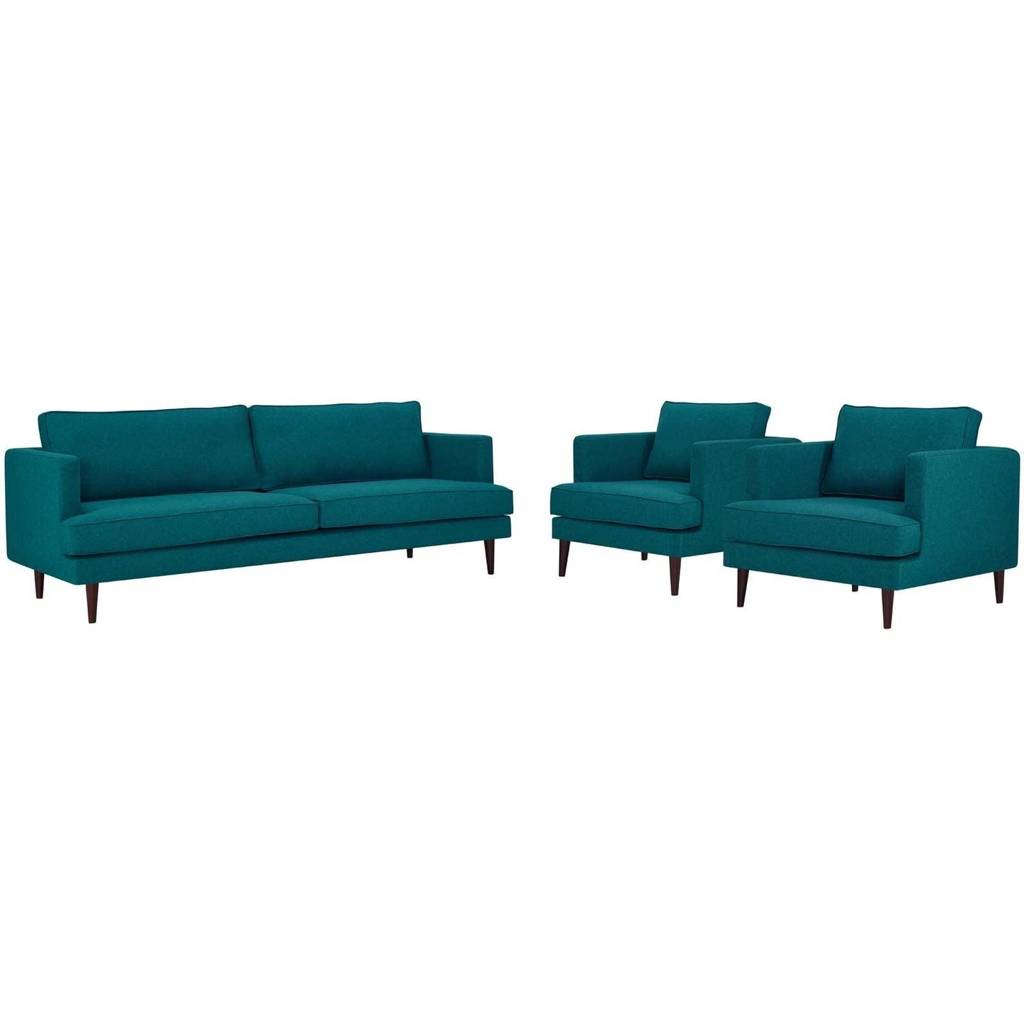 Modway Agile 3 Piece Upholstered Fabric Set FredCo