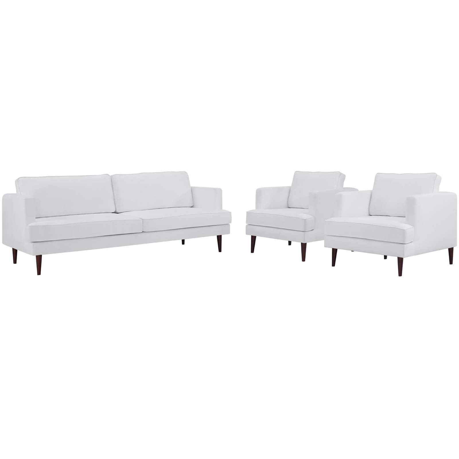 Modway Agile 3 Piece Upholstered Fabric Set FredCo