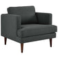Modway Agile Upholstered Fabric Armchair FredCo