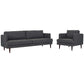 Modway Agile Upholstered Fabric Sofa and Armchair Set FredCo