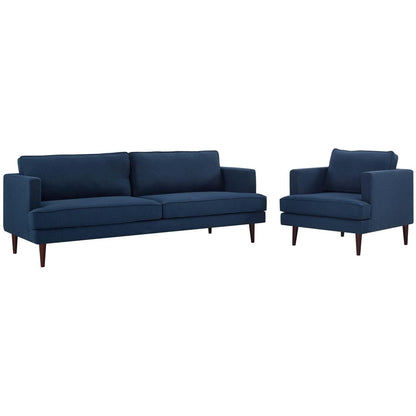 Modway Agile Upholstered Fabric Sofa and Armchair Set FredCo