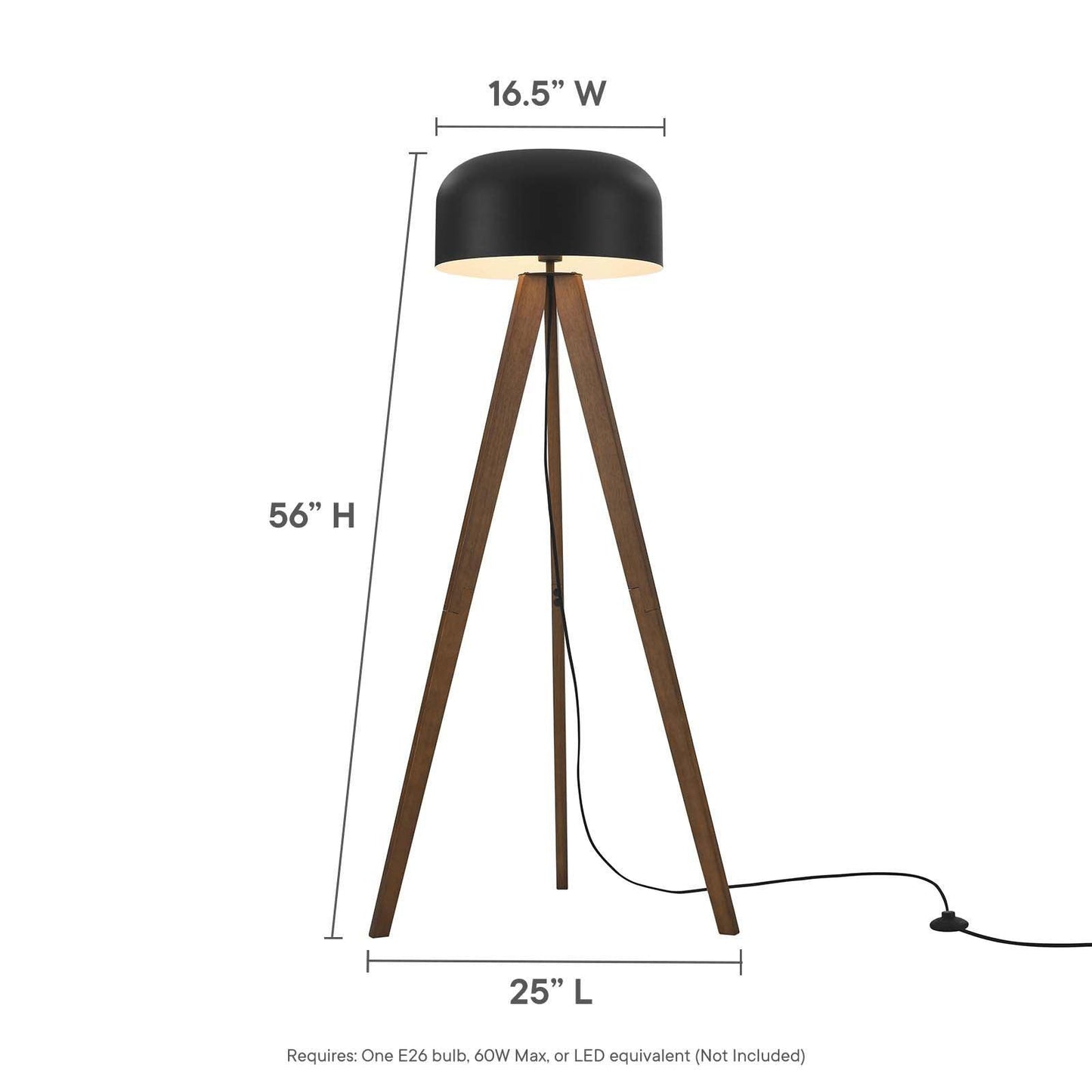 Modway Aiden Standing Floor Lamp, EEI-6251 FredCo