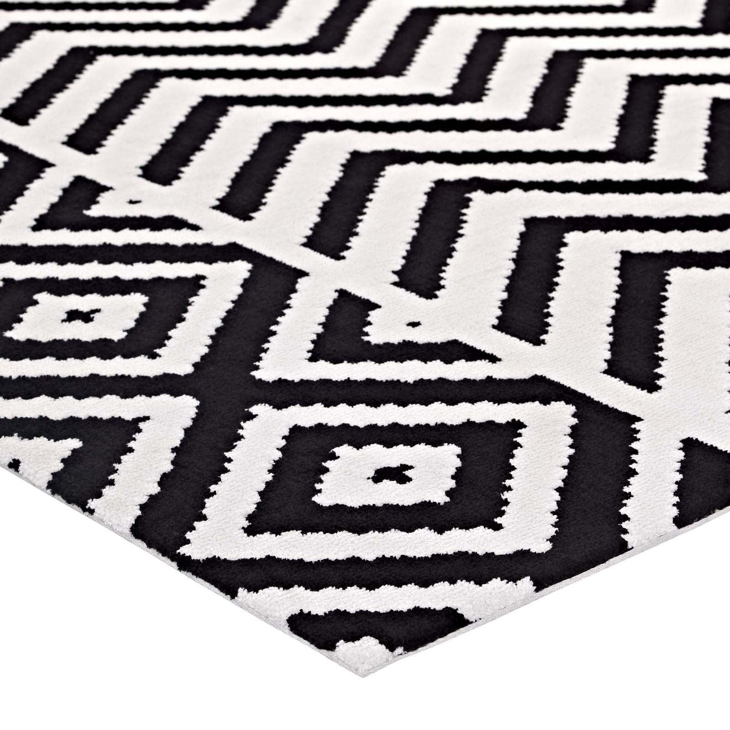 Modway Ailani Geometric Chevron / Diamond Area Rug FredCo