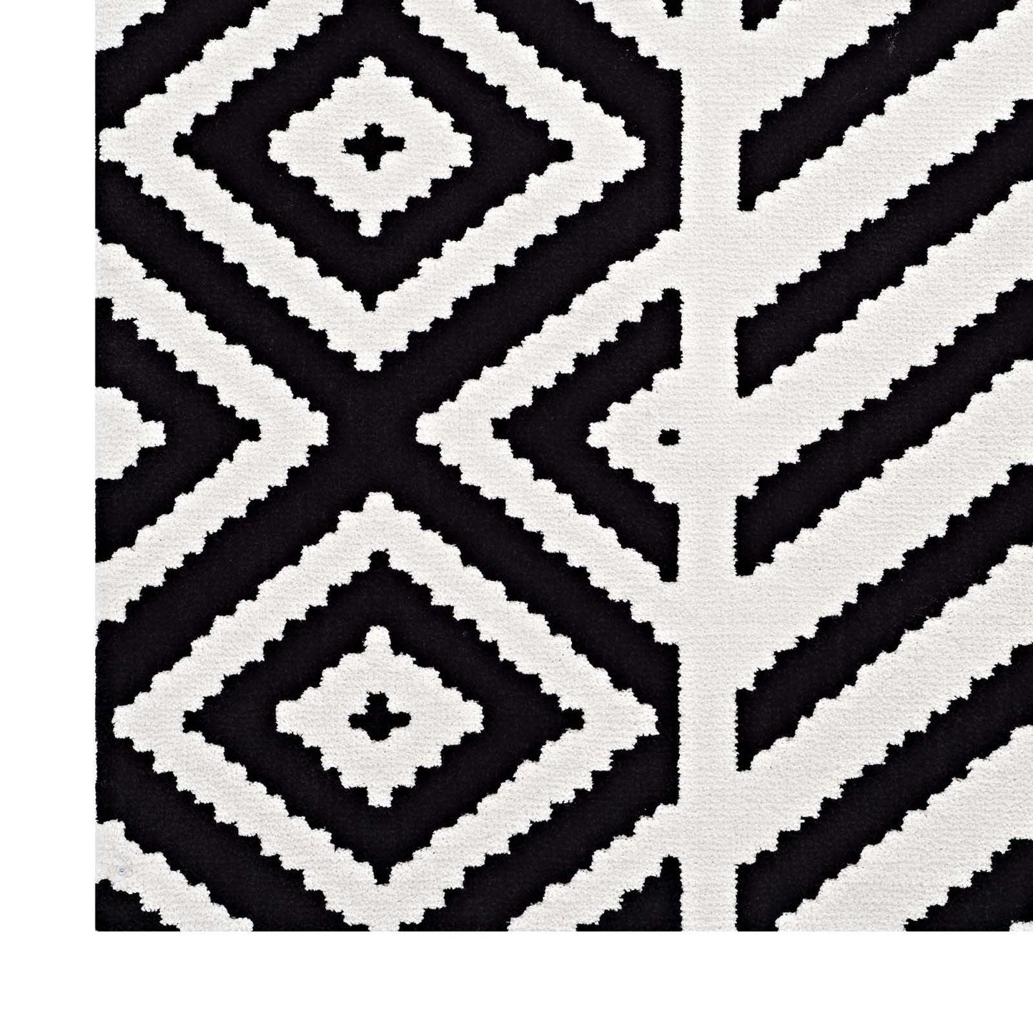 Modway Ailani Geometric Chevron / Diamond Area Rug FredCo