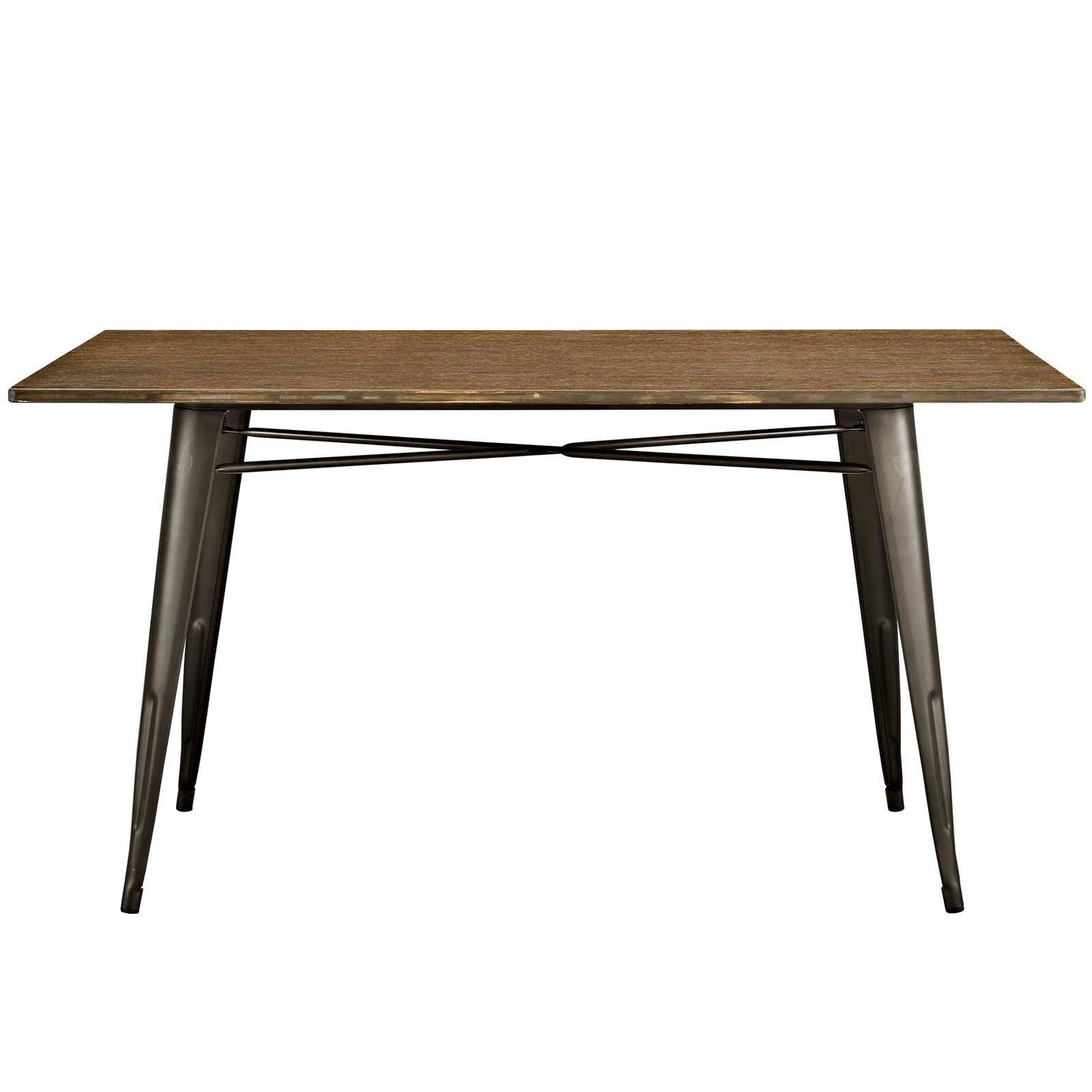 Modway Alacrity 59" Rectangle Wood Dining Table FredCo
