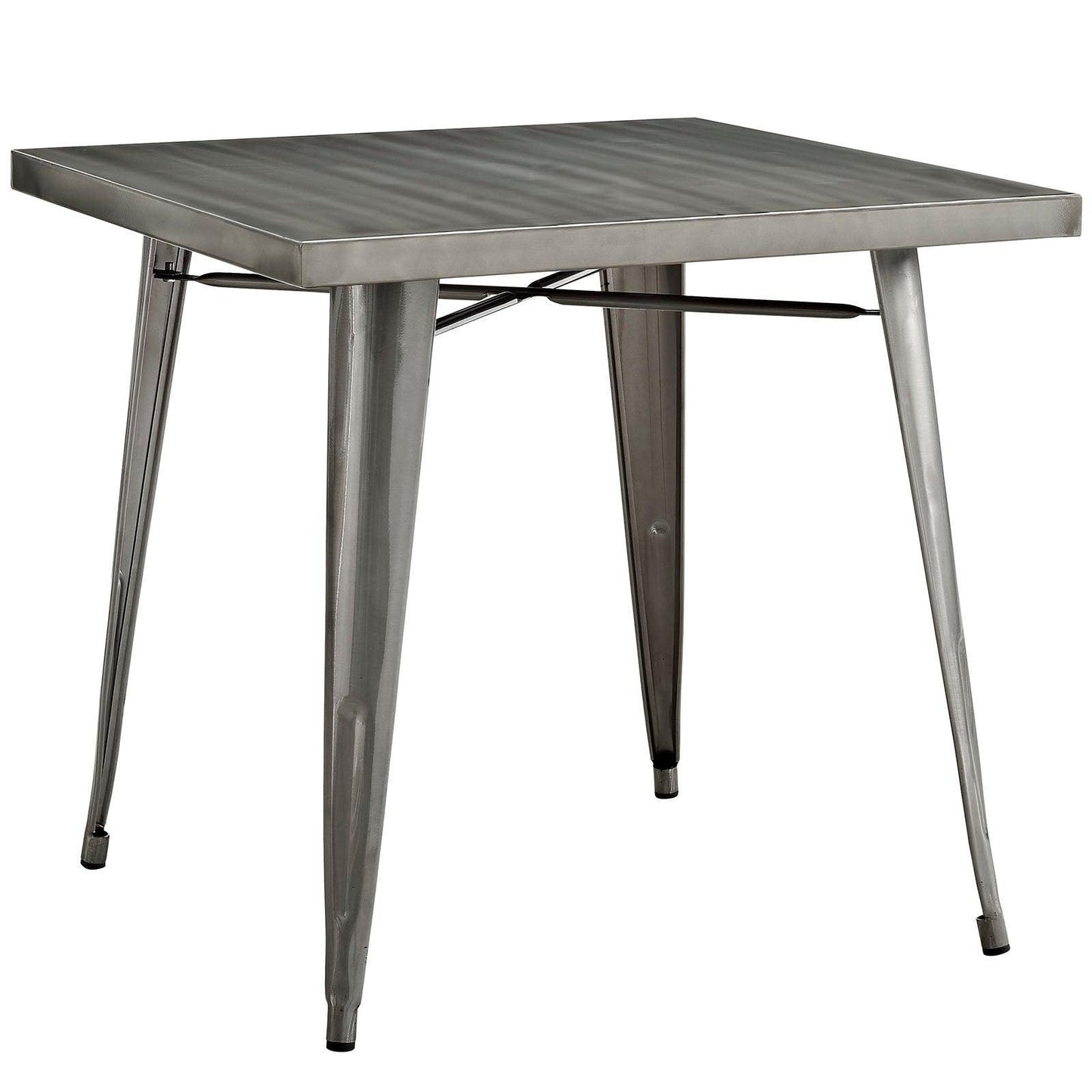 Modway Alacrity Square Metal Dining Table FredCo