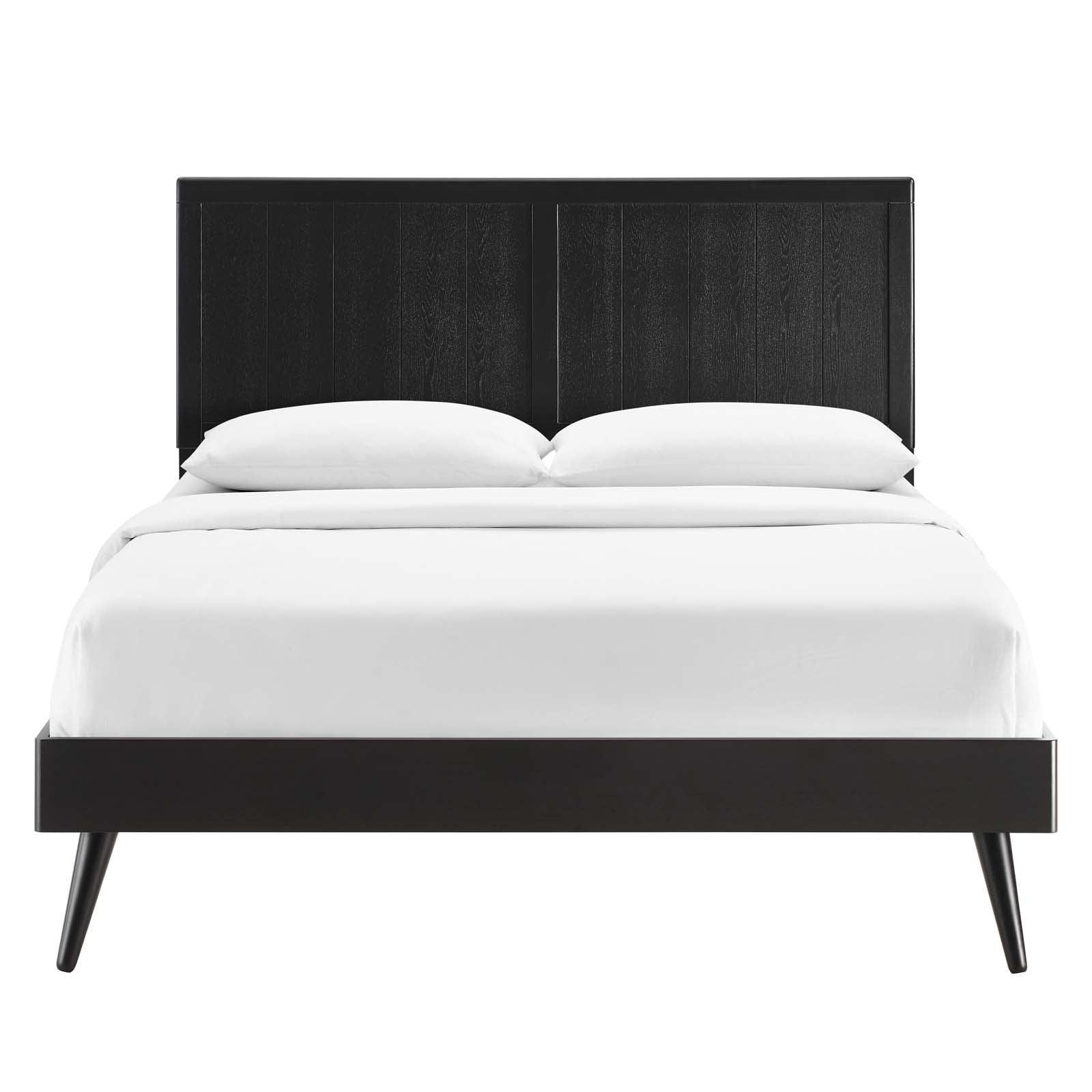 Modway Alana Full Wood Platform Bed With Splayed Legs FredCo