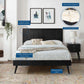 Modway Alana Queen Wood Platform Bed With Splayed Legs FredCo