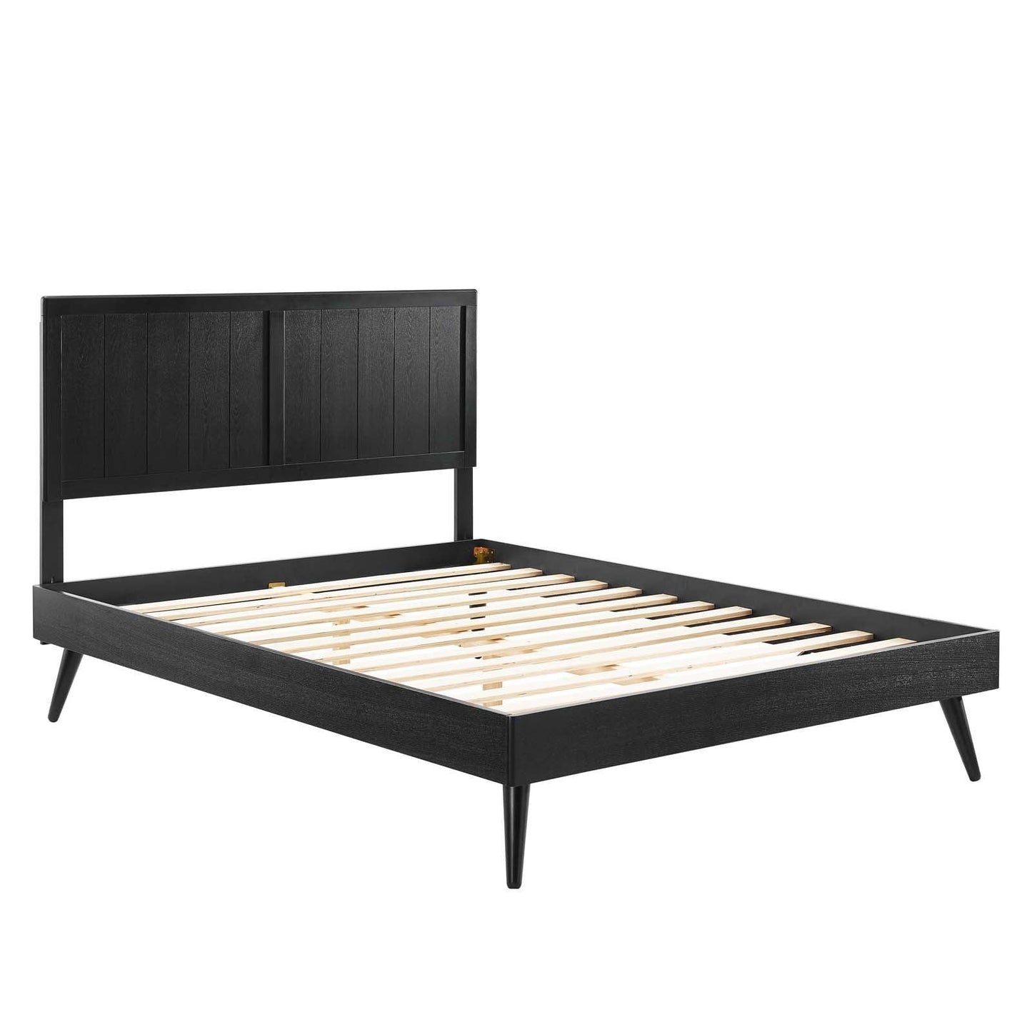 Modway Alana Twin Wood Platform Bed With Splayed Legs FredCo
