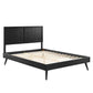 Modway Alana Twin Wood Platform Bed With Splayed Legs FredCo