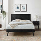 Modway Alana Twin Wood Platform Bed With Splayed Legs FredCo