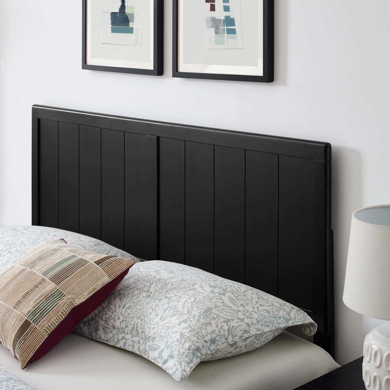 Modway Alana Twin Wood Platform Bed With Splayed Legs FredCo