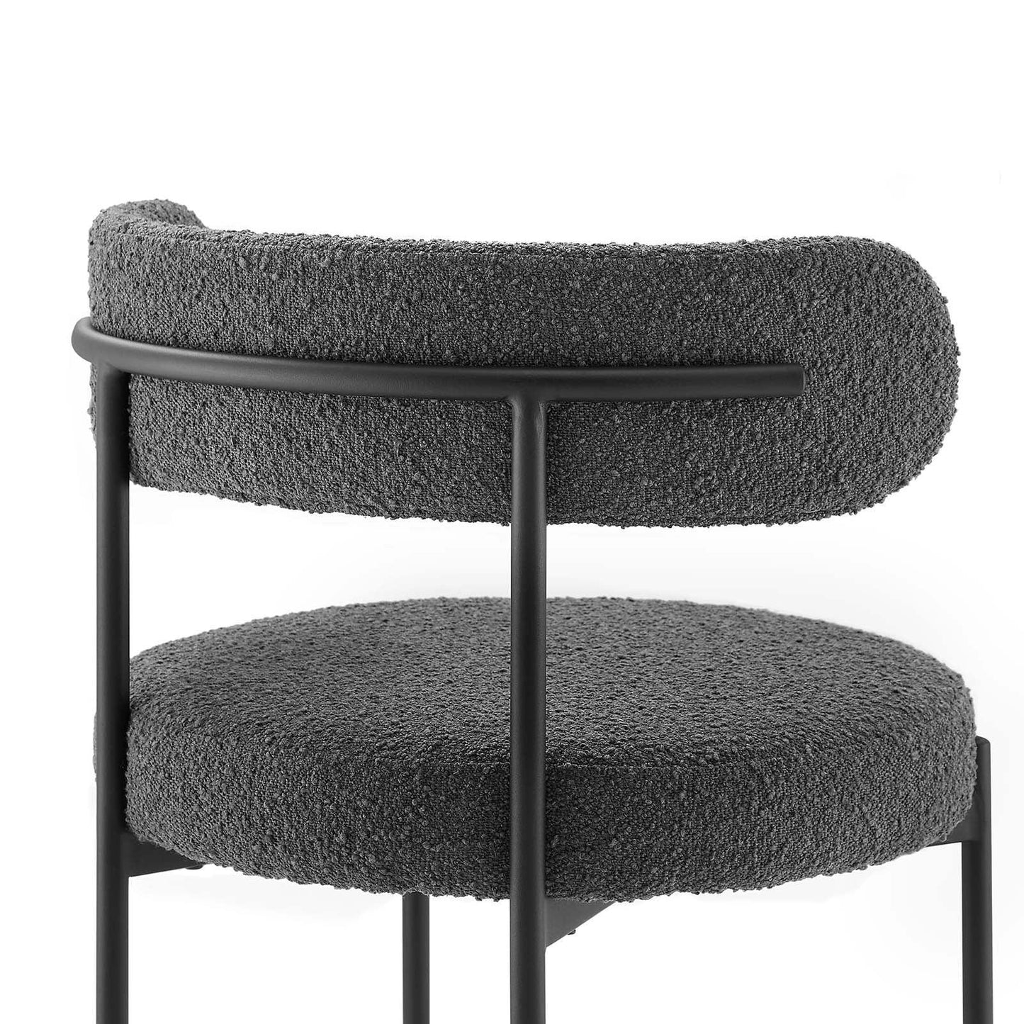 Modway Albie Boucle Fabric Dining Chairs - Set of 2, EEI-6516 FredCo