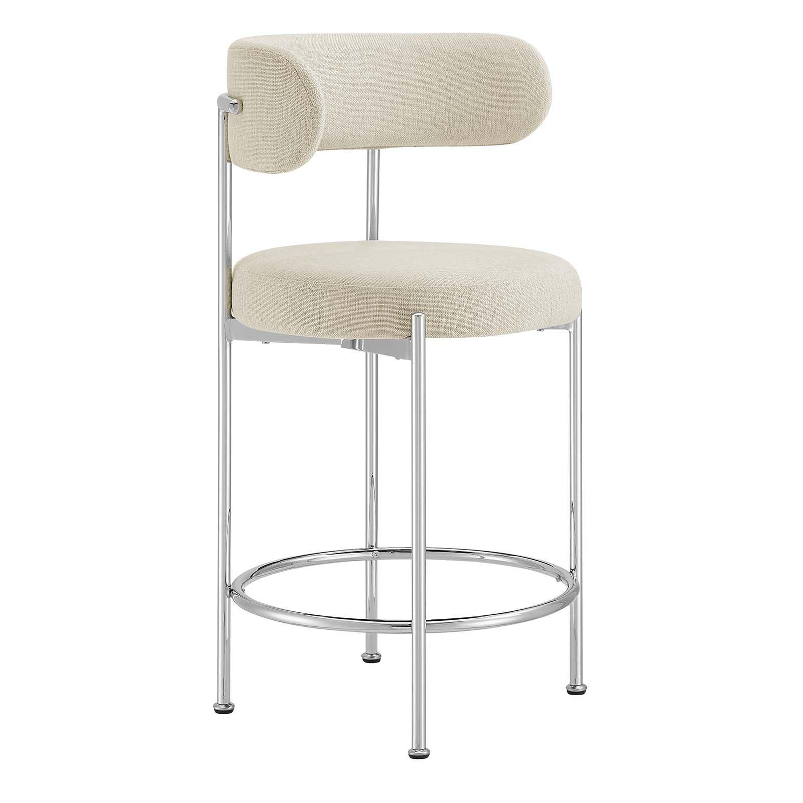 Modway Albie Fabric Counter Stools - Set of 2, EEI-6519 FredCo