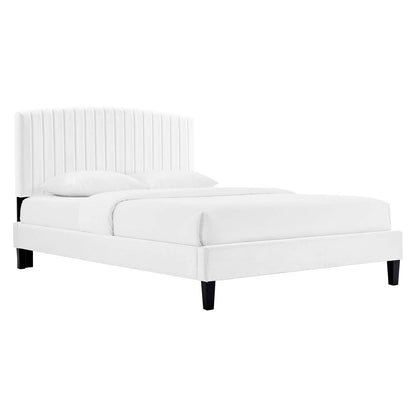 Modway Alessi Performance Velvet Full Platform Bed FredCo