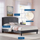 Modway Alessi Performance Velvet King Platform Bed FredCo
