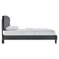 Modway Alessi Performance Velvet Twin Platform Bed FredCo