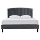 Modway Alessi Performance Velvet Twin Platform Bed FredCo