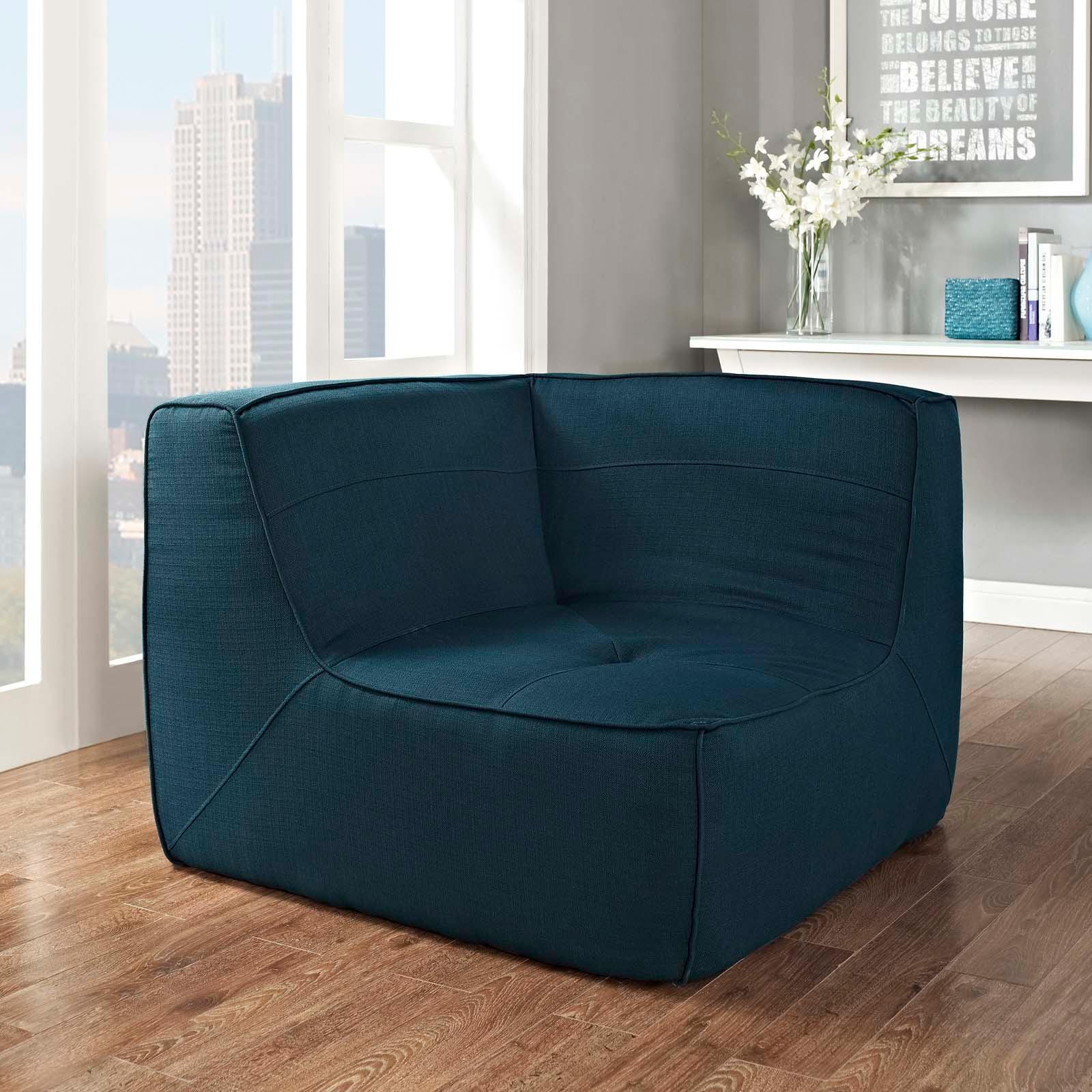 Modway Align Upholstered Fabric Corner Sofa FredCo