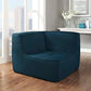 Modway Align Upholstered Fabric Corner Sofa FredCo