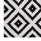 Modway Alika Abstract Diamond Trellis Area Rug FredCo