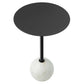 Modway Aliza Round Acacia Wood Side Table FredCo