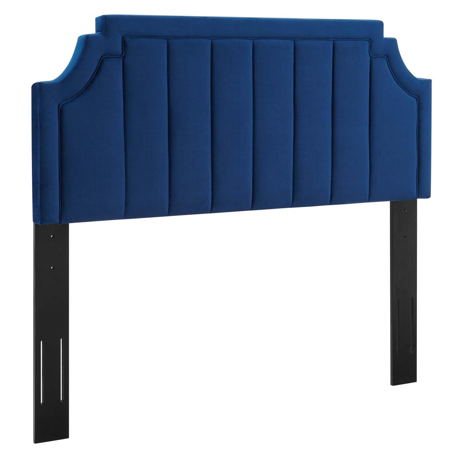 Modway Alyona Channel Tufted Performance Velvet King/California King Headboard FredCo