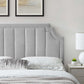 Modway Alyona Channel Tufted Performance Velvet Twin Headboard FredCo