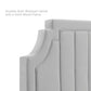 Modway Alyona Channel Tufted Performance Velvet Twin Headboard FredCo