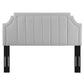 Modway Alyona Channel Tufted Performance Velvet Twin Headboard FredCo